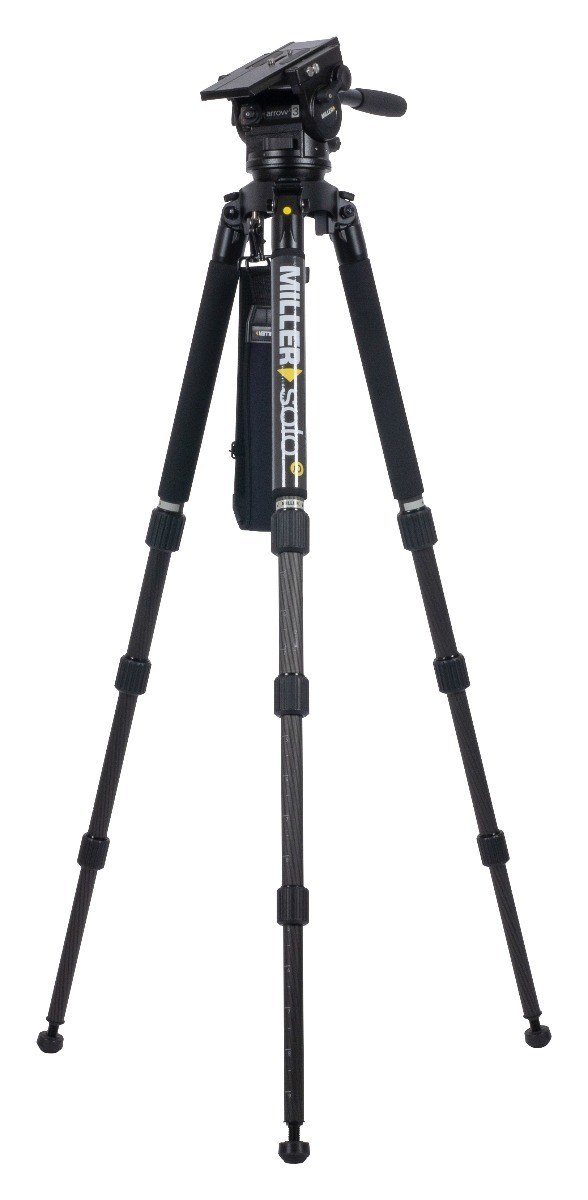 Miller Arrow-x Tripod 100mm Head with Manfrotto Fast Legs